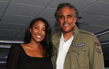 In picture, Rick Fox with his daughter Sasha Gabriella Fox.